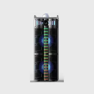 Hoxen ลำโพงเพชรแบบพกพาพร้อมไฟ LED RGB สำหรับชาร์จและวิดีโอคอลแบบไร้สาย - Product Image 1