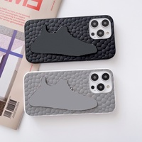 Mignon Silicone Housse de Téléphone Portable De Luxe Designer Rue Marque De Mode 3d Sneaker Téléphone Cas pour Iphone 17 ProMax 17 Pro air