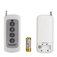 Control Remoto Inalámbrico Universal a Prueba de Agua para Puerta de Garaje, Alcance de 1000M, 1, 2, 4, 8 Botones, Código 1527, Transmisor de Relé RF, Material ABS