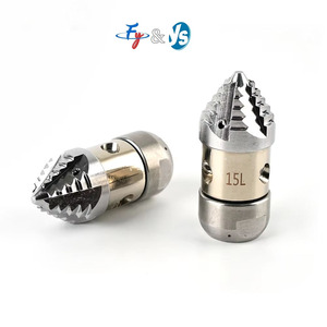 YS 1/2 "3/8", вращающееся сопло высокого давления, Канализационное сопло для очистки высокого давления, сопло для очистки осадка - Product Image 1