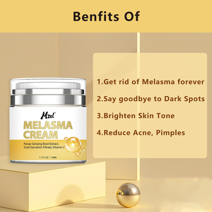 Crème de Traitement du Mélasma Biologique et Naturelle sous Marque Blanche Correcteur de Taches Brunes pour le Visage Soins de la Peau Produits de Beauté - Product Image 6