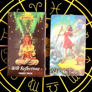 Tarot de la femme de la terre, tarot de l'âge du Verseau, cartes d'inspiration de l'heure du thé divin, jeu d'<span class=keywords><strong>oracle</strong></span> de lumière étoilée - Product Image 4