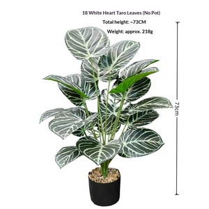 Árbol del Viajero de 18 Cabezas, Planta Artificial Nórdica de 12 Cabezas con Hojas de Plátano, Monstera y Areca, Decoración Verde para Bodas y Jardines - Product Image 2