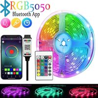 Barre de lumières LED RGB intelligentes avec télécommande, indice de protection IP20, 12V CC, dimmable
