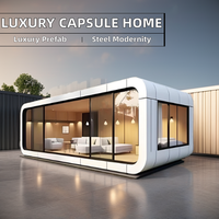 Maison modulaire préfabriquée de luxe Bâtiment fabriqué en Chine Maison capsule de luxe Appartement de bureau Maison préfabriquée