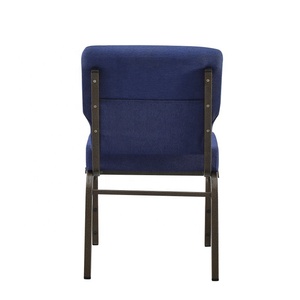 スタッキングシアター座席教会椅子金属フレーム付き - Product Image 3