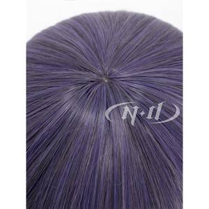 Perruque de cosplay Cardcaptor <span class=keywords><strong>Sakura</strong></span> de haute qualité, style Tomoyo Daidouji, courte, droite, brun clair naturel, résistante à la chaleur, filet en maille rose - Product Image 6