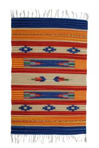 Tapis moderne en coton tissé à la main, lavable - Product Image 2