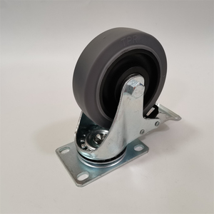 CMCL 4 Zoll antistatische Rollenrad grau Werkstatt Rollenrad ESD TPR-Rolle - Product Image 2