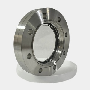 Ventana de Cuarzo CF63 de Acero Inoxidable con Vidrio de Borosilicato y Cabeza Redonda para Conexión de Vacío y Soldadura - Product Image 6