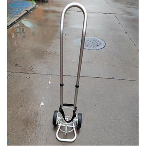 Chariot en alliage d'aluminium du fabricant, 40L, quatre roues, portable, pour le stockage des bouteilles de gaz - Product Image 4