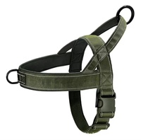 Harnais de poitrine confortable pour chien, idéal pour la promenade, l'entraînement et le contrôle quotidien en extérieur