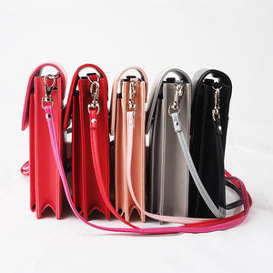 Sacs de téléphone portable en cuir véritable, étui de téléphone avec longue poignée pour les femmes sac de téléphone à bandoulière Titulaire de la carte - Product Image 2