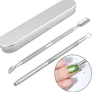 Stainless Steel <b>Nail</b> Tool <b>Set</b> 12.6 Cm 12.3 Cm With Case For Manicure And Pedicure - Product Image 3