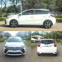 Надежный подержанный седан Toyota Yaris L 2016 года, бензиновый, 1.5 л, левый руль, 5 мест, экспорт в Западную Африку
