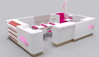 M2 Display Design d'intérieur pour magasin de manucure, mobilier sur mesure pour boutique de cosmétiques, vitrine, kiosque à ongles, salon de manucure, conception de magasin de manucure