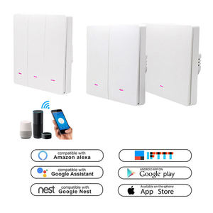 Ledeast <span class=keywords><strong>PS5</strong></span> 1 2 3 GANG WIFI สมาร์ทวอชท์ Tuya Smart Life APP ควบคุมด้วยเสียงด้วย <span class=keywords><strong>Alexa</strong></span> Google Home - Product Image 1