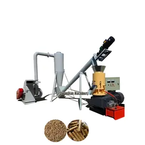 wood pellets machinery line/Large Wood Pellet Making Machine For Thailand Indonesia Malaysia
