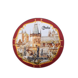 OEM/ODM New Style Custom Rectangle Praha Castle Style Prague Astronomical Clock Czech Souvenir Tin Foil Soft Fridge <strong>Magnet</strong> - Product Image 6