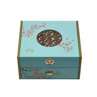 Matériaux recyclés Mooncake Pastel De Luna Cookie Cake Couvercle Carré Base Insert Emballage Boîte Cadeau