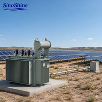 Transformateur de distribution triphasé immergé dans l'huile 80 200 400 KVA S11 pour réseau électrique rural, à faible perte, abaisseur de tension, prix personnalisé