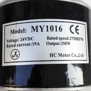 MY1016 <span class=keywords><strong>350</strong></span> W 24V Hoge Snelheid <span class=keywords><strong>Dc</strong></span> Elektrische Voertuig <span class=keywords><strong>Motor</strong></span> Permanente Magneet Borstel <span class=keywords><strong>350</strong></span> Walt Elektrische Fiets <span class=keywords><strong>Motor</strong></span> - Product Image 2