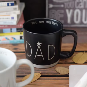 Tazza in Ceramica per la Festa del Papà - 'Ti Chiamo Eroe' - Tazza da Caffè per Decorazione Casa, Ideale per Tè e Latte - Product Image 3