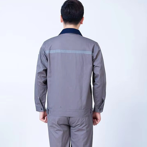 Printemps pur coton respirant sans couture fusion unisexe Protection du travail combinaison de soudage soudeur résistant à l'usure épaississement usine Auto - Product Image 6