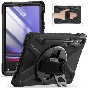 Multifunction Tablet Case For Samsung Tab S9FE X516B S9 X710 S8 X700 S7 T870 11inch IPad Case Rugged Cases