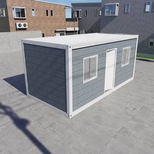 บ้านสำนักงานเคลื่อนที่สำเร็จรูปเหล็กโมดูลาร์สมัยใหม่ปี 2025 บ้านพักขนาดเล็กแบบพกพา โรงแรมแคปซูลอัจฉริยะ กันน้ำ - Product Image 4