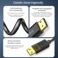   Câble DP mâle vers DP pour PC portable, compatible 5m 4K 60Hz