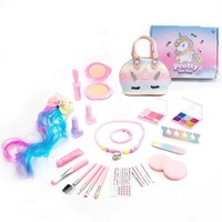 Palette d'ombres à paupières cosmétiques de scène personnalisés ensemble de vernis à ongles jeu de maquillage sac à jouets kit de maquillage pour enfants fille cadeau pour enfants