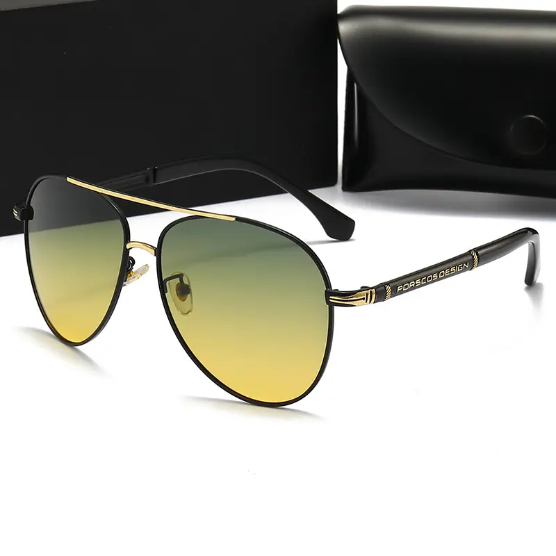 Fashion Luxury Designer newest famous brands lunettes de soleil sun glasses shade UV400 men Polarized sunglasses 2023