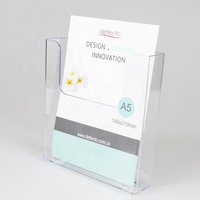Support d'affichage en acrylique transparent personnalisé A3/A4/A5/A6, porte-brochures en acrylique, support mural pour brochures en acrylique
