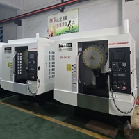 Mesin Bor dan Tap CNC Vertikal BT30 Kecepatan Tinggi Single Spindle D-5 D-6 D-7