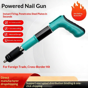 Mini Electric Brushed Motor Brad Nail Gun Silencer Foreign Trade Strong Nagler Ceiling Tool One Piece <b>Dropshipping</b> - Product Image 1