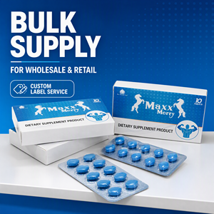 Comprimés de suppléments à base de plantes pour hommes Ginseng Maca - Marque propre OEM et vente en gros de comprimés de suppléments à base de plantes - Product Image 1