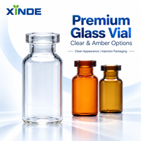 Flacon en verre ambré vide OEM/ODM de 10 ml, 30 ml, 50 ml pour usage pharmaceutique et infusion