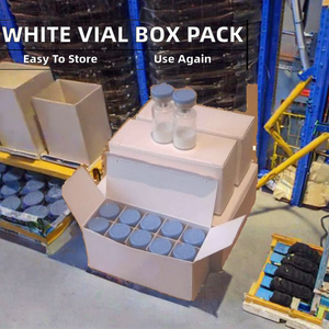 White Reusable Vial Box 3mlx10 Packer <strong>Case</strong> <strong>Pack</strong> of 5 Custom Printing Matt Lamination Waterproof Labels and Boxes for Pill - Product Image 3
