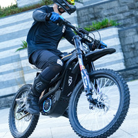 Nouveau modèle de vélo de saleté électrique puissance maximale 10KW 72V avec 19 roues Pit Bike