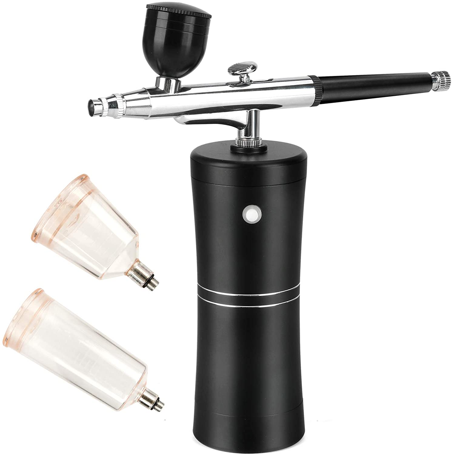 Airbrush Kit Portable-Mini Airbrush Rechargeable Handheld Airbrush Set Use for Makeup Cake Decor Model Coloring Nail Art