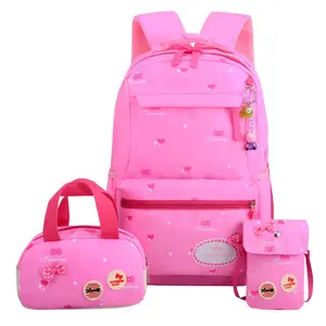 good quality school backpacks 2024 school bags casual backpack set for student 3 in 1 set backpack kids school book bags