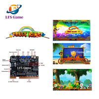 Jeu d'arcade vidéo Fun Coin Operated Fruit King à écran tactile avec construction métallique, en anglais, pour salles de jeux