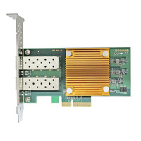 Tarjeta de red de fibra SFP de doble puerto 1GbE con adaptador de servidor PCIE X4 de chip GRT G350AM2