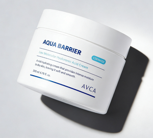 Crème hydratante pour le visage AVCA à l'acide hyaluronique et aux céramides 200 ml, hydratation quotidienne, texture légère et riche, tous types de peau pour femmes - Product Image 1