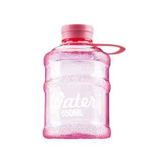 Botella de Agua Creativa y Moderna con Forma de Mini Cubo, Elegante, de Plástico Reutilizable, Segura para Alimentos, con Tapa, Gran Capacidad, Portátil para Hombres - Product Image 3