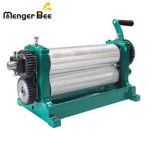 Aluminum Alloy Roller Embosser Machine New Manual <b>Beeswax</b> Foundation Honey Comb for Beekeeping Equipment - Product Image 3