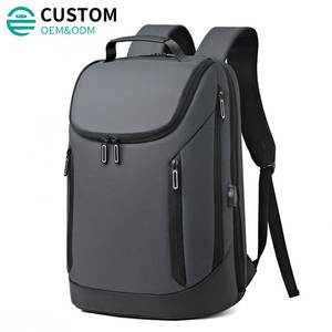 Sac à dos Fuliya personnalisé, durable, unisexe, pour le bureau, les affaires, imperméable, <span class=keywords><strong>de</strong></span> luxe, pour les voyages, le travail, les étudiants, l'école, avec chargeur USB pour ordinateur portable - Product Image 1
