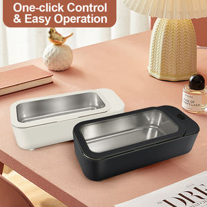 เครื่องทำความสะอาดอัลตราโซนิกแบบพกพาสำหรับการจัดฟันและฟันปลอมน้ำหนักเบา100กิโลกรัมเครื่องประดับสร้อยคอแหวน chaonon - Product Image 4