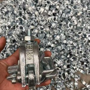 Connecteur croisé forgé, norme européenne, <span class=keywords><strong>clip</strong></span> galvanisé, connecteur d'échafaudage pour hôtels et ateliers, capacité de charge 250 kg, <span class=keywords><strong>5</strong></span> unités - Product Image 6